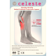 Celeste Below Knee #44(Open Toe) Compression Mercury : 20mmHg -30mmHg