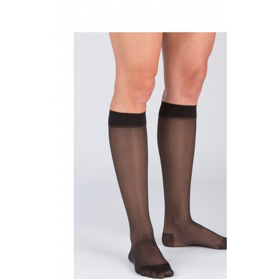 Celeste Below Knees #18 Black(Close Toe Design) Compression Mercury : 20mmHg-30mmHg